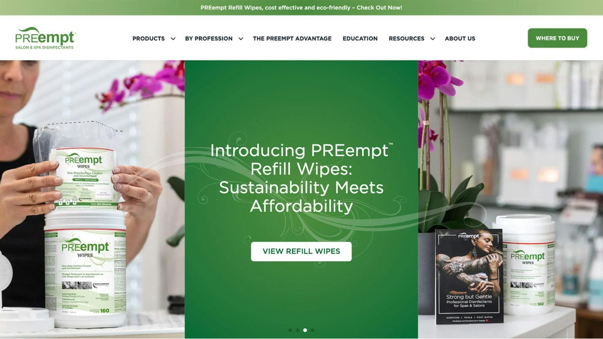 Cover Image for PREempt Disinfectants